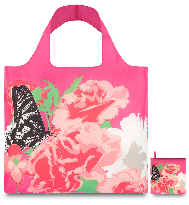 LOQI PRIMA Collection Reusable Tote Bag - Eco-Friendly Shopping Bag for Groceries, Beach & Travel | Lightweight Foldable Carryall with Stylish Design