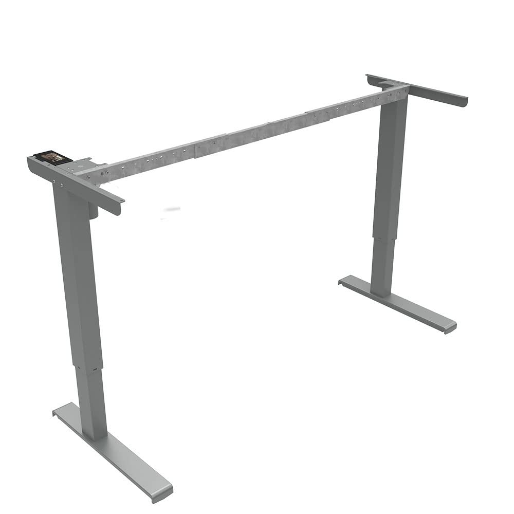Height Adjustable Standing Desk - Electric Sit Stand Desk with Maple Desktop (26.8
