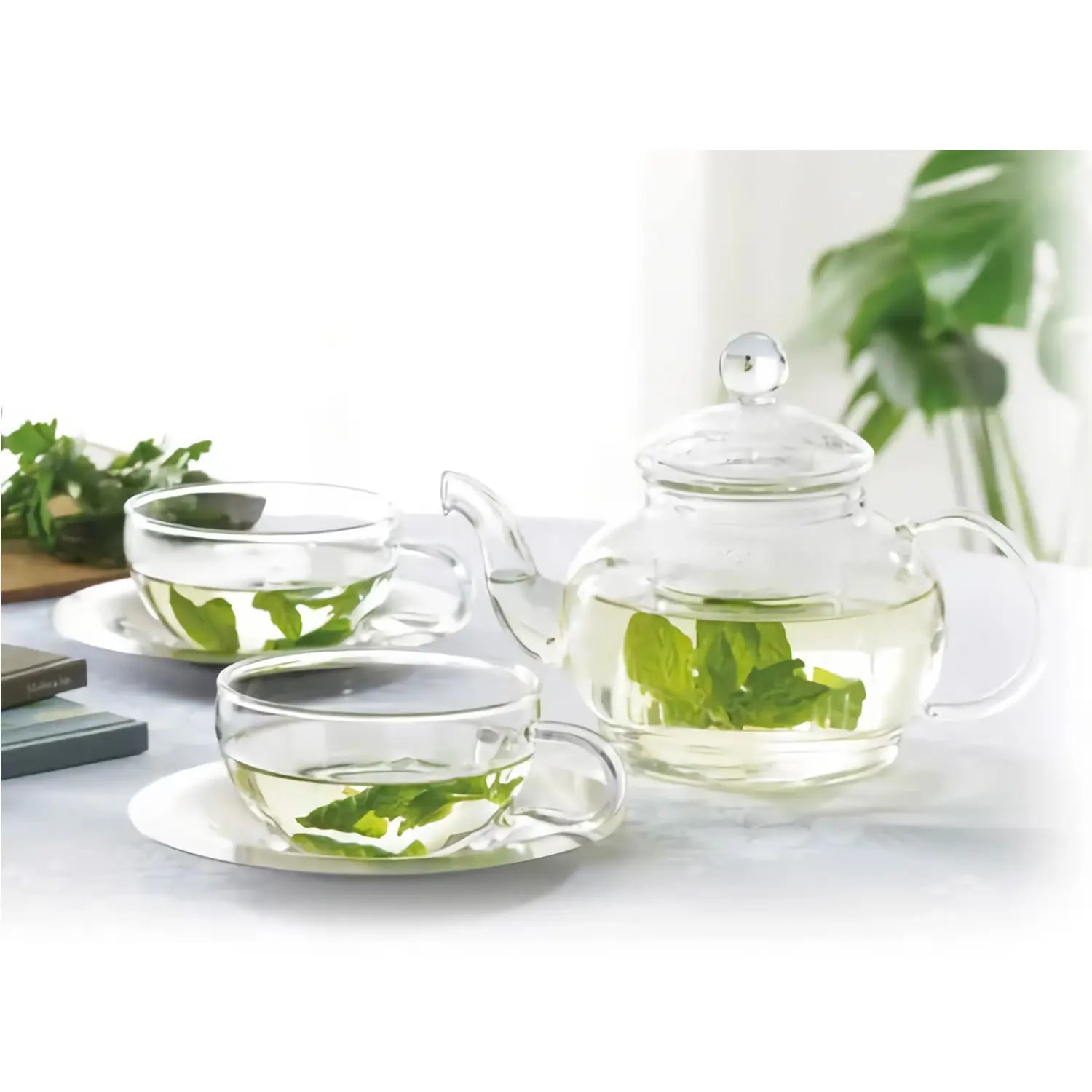 Asahi Premium Heat-Resistant Glass Mug with Removable Tea Strainer - Perfect for Hot Tea, Coffee & Herbal Infusions at Home or Office