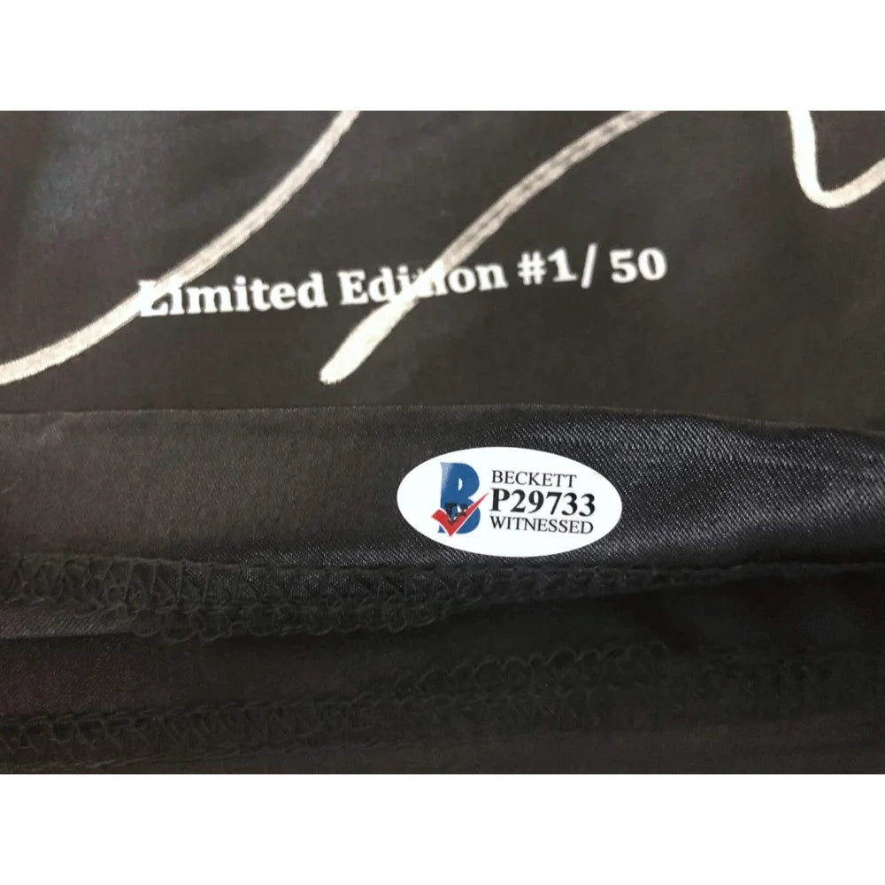 Floyd Mayweather Jr Signed Limited Edition Boxing Trunks #D 1/50 - Authentic Autograph with JSA COA & Career Stats - Perfect for Boxing Memorabilia Collectors and Sports Fans Display