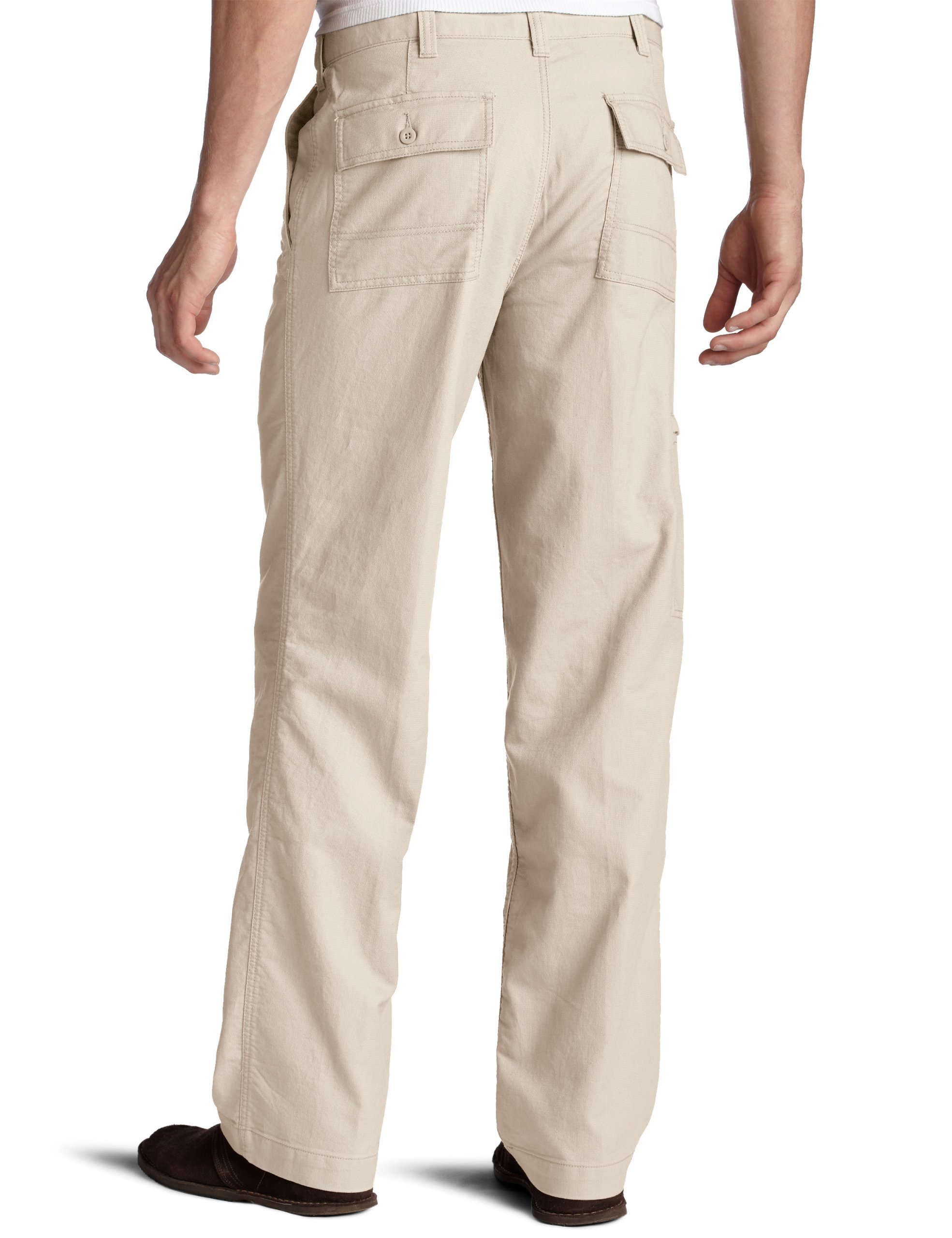 Dockers Men's Classic Fit Comfort Cargo Pants - Relaxed Fit Work Pants with Multiple Pockets | Perfect for Office, Travel & Outdoor Activities