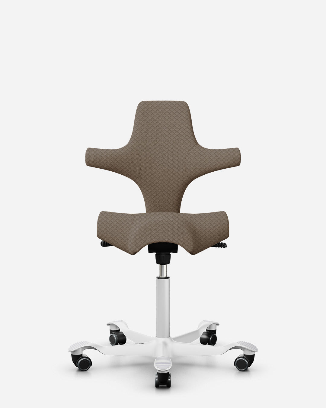 HÅG Capisco 8106 Ergonomic Office Chair - Kvadrat Mosaic 2 Brown Fabric - Adjustable Design for Home & Workspaces - Perfect for Creative Professionals & Long Hours Sitting