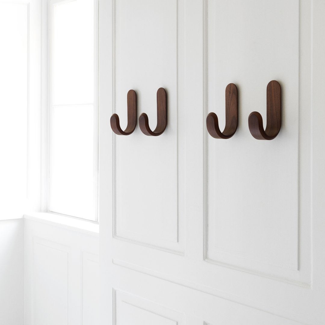 Johansen Curve Hook Shelving by Normann Copenhagen - Modern Wall Shelf for Home & Office Organization