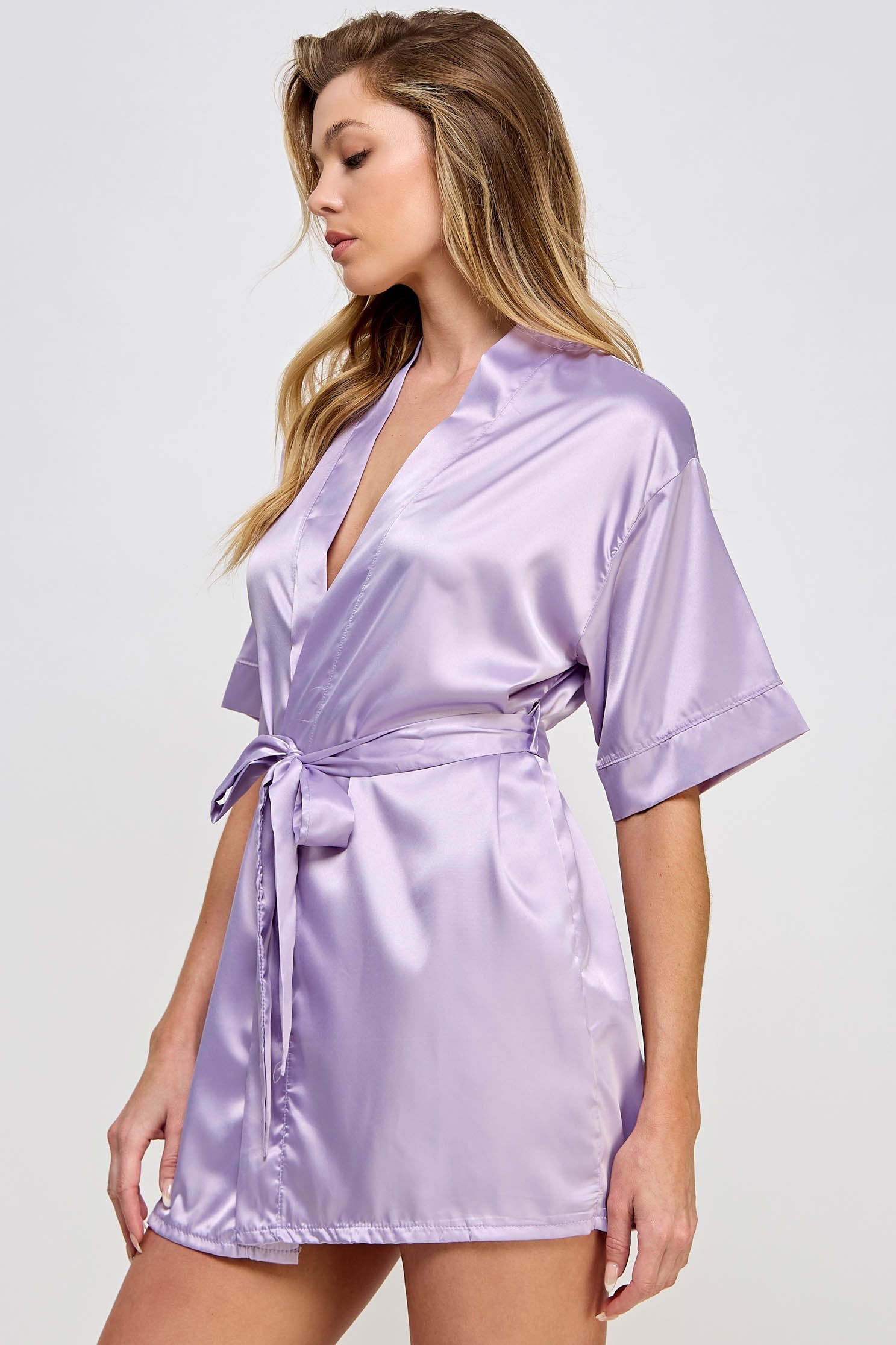 BeWicked Women's Vintage 1947 Getting Ready Robe - Soft Loungewear for Bridal Shower, Spa Day & Relaxation at Home