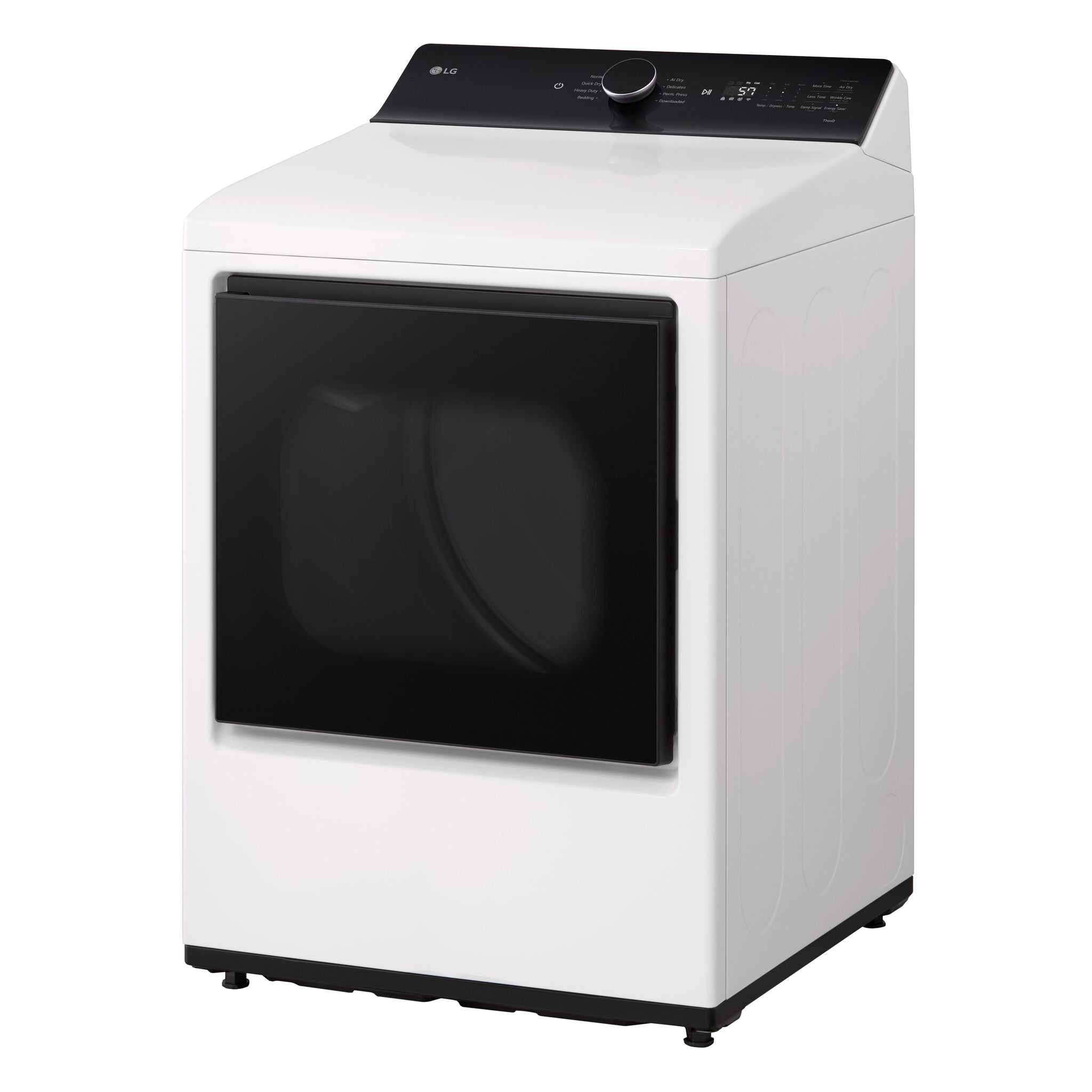 LG DLE8400WE 7.3 cu.ft White Electric Dryer with EasyLoad™ Door - Perfect for Large Families & Laundry Rooms | Fast Drying & Energy Efficient