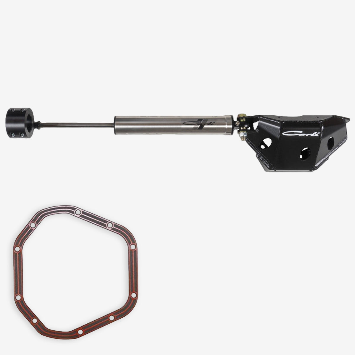 2005-2022 Ford F-250 F-350 Carli Low Mount Steering Stabilizer Kit - Heavy-Duty Off-Road Performance for Trucks & Towing