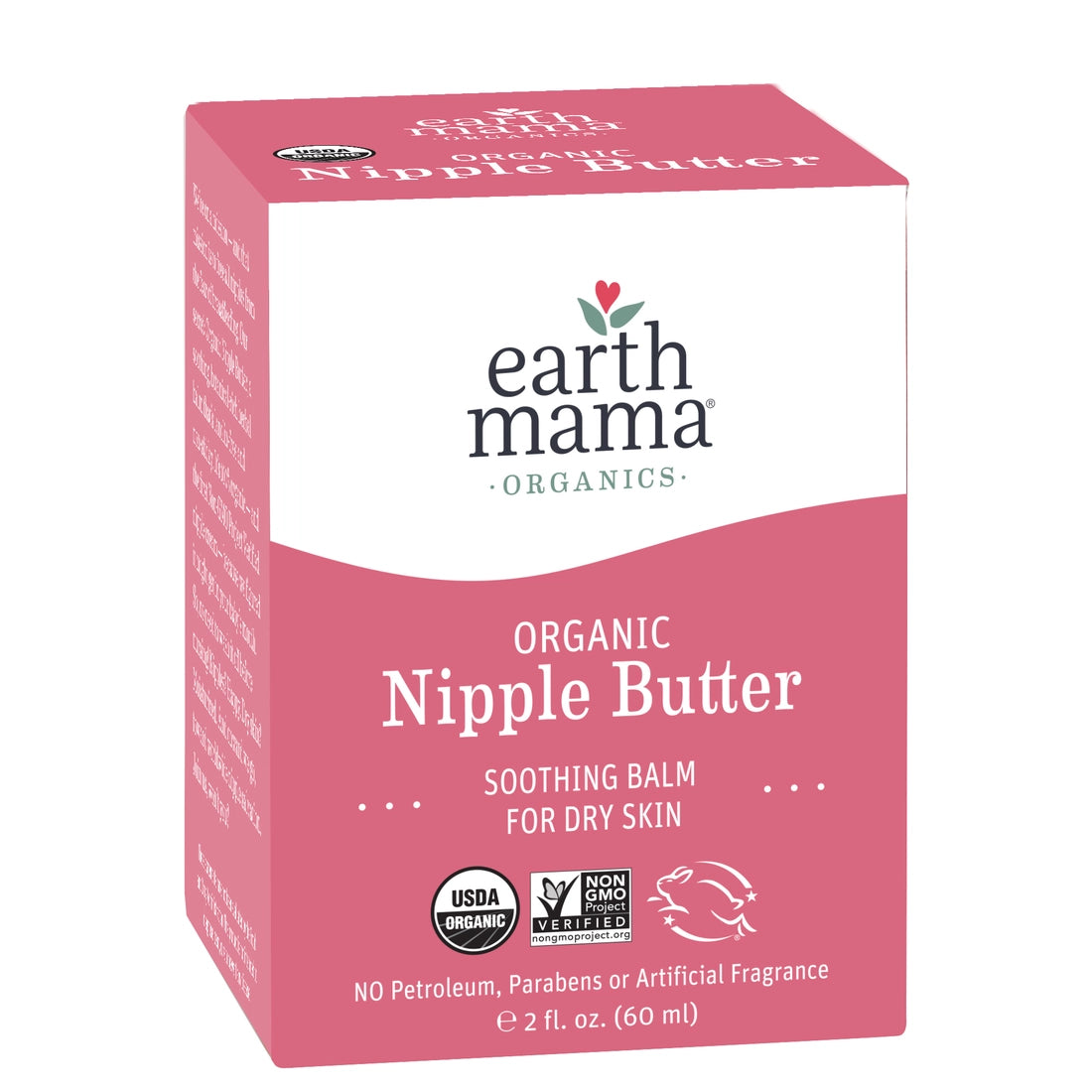 Earth Mama Organic Nipple Butter - USDA Certified Organic, Lanolin-Free Nursing Balm for Breastfeeding Comfort | Soothes Cracked & Dry Nipples, Safe for Baby | Perfect for Postpartum Care & Nursing Mothers
