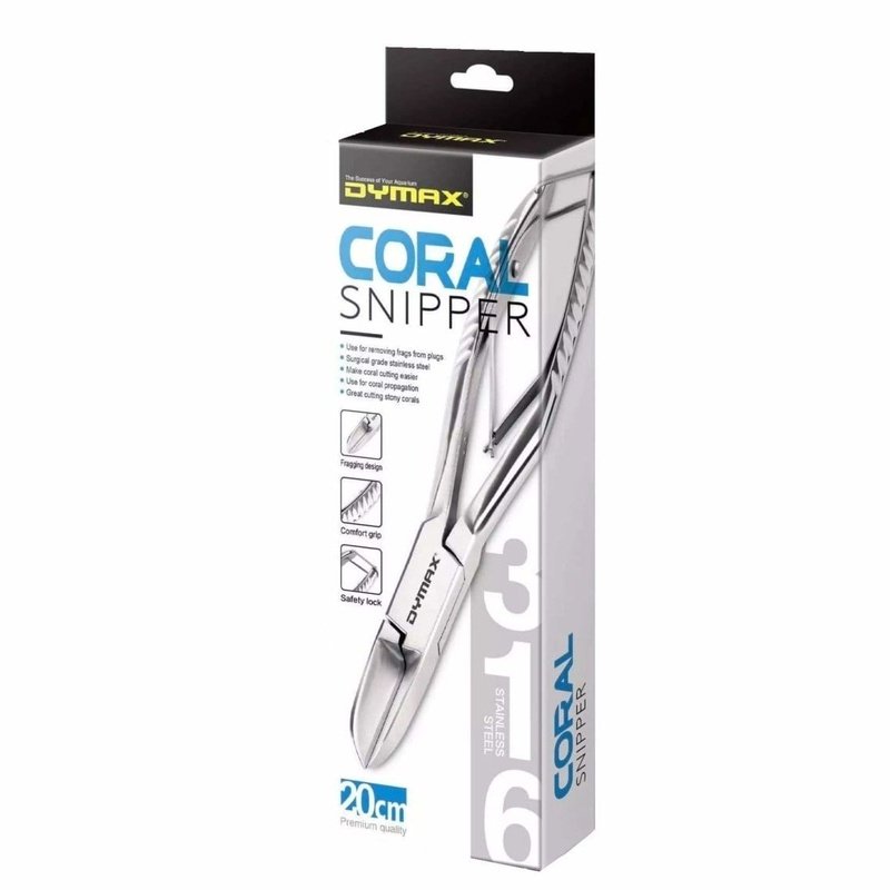 Dymax Coral Snipper 20cm - Precision Aquarium Coral Trimming Tool for Saltwater Reef Tanks | Perfect for Frag Cutting, Pruning & Maintenance