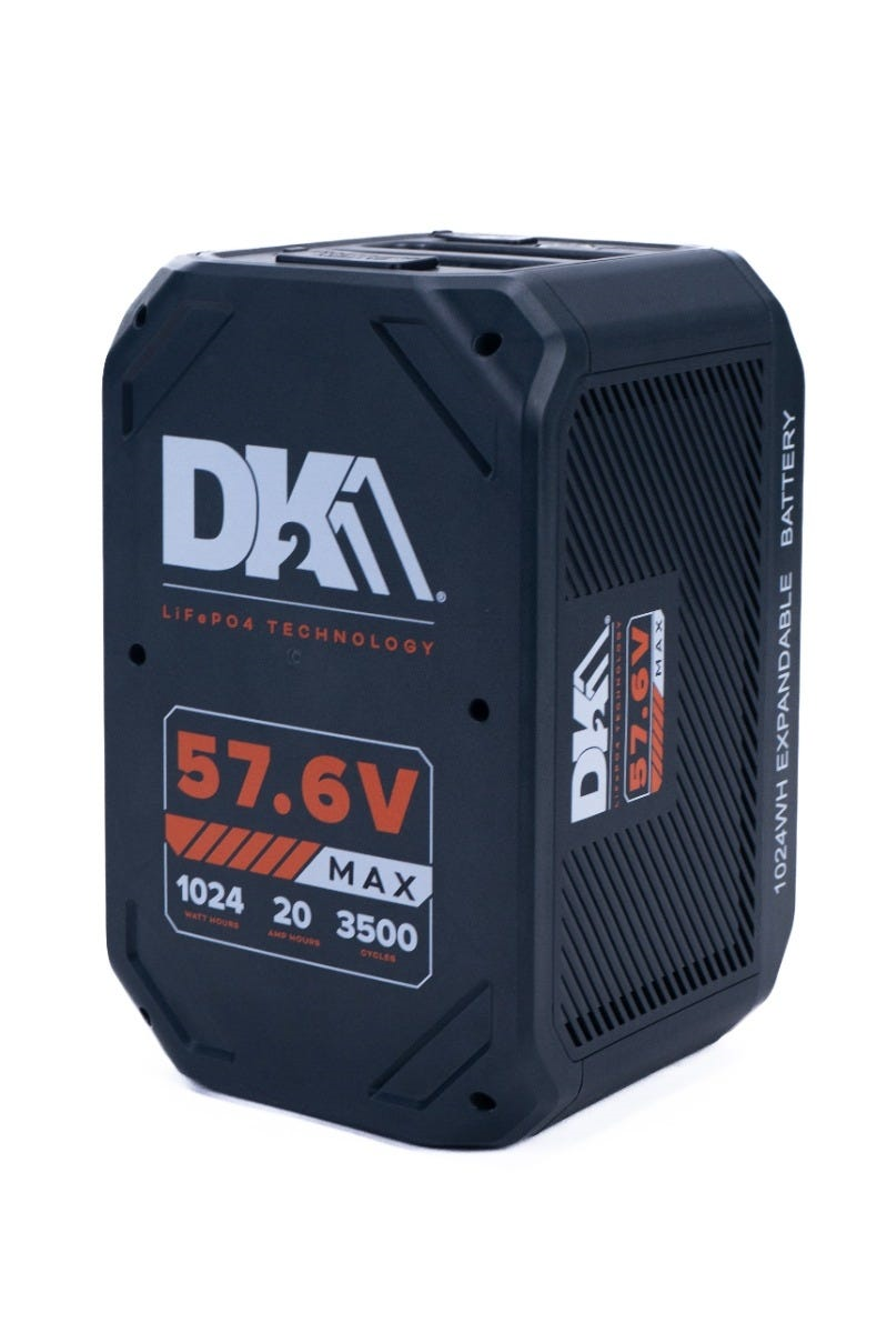 DK2 Elite Energy LiFePO4 Battery 57.6V 20AH 1024Wh - High Performance Lithium Iron Phosphate Battery for Outdoor Power Equipment, Golf Carts, Solar Storage & Marine Applications