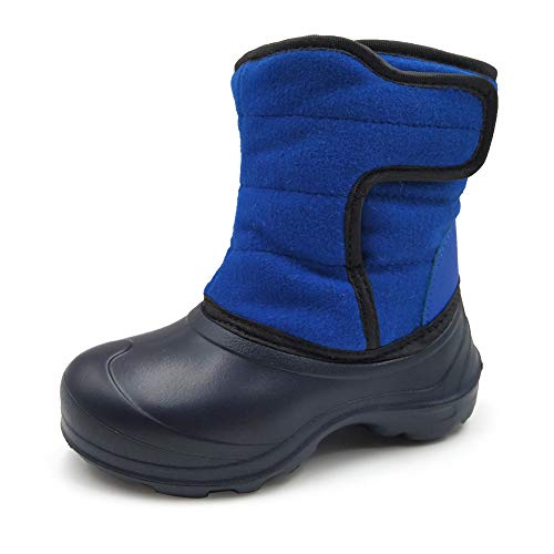 Amoji Boys Snow Boots - Waterproof Winter Boots for Kids, Warm Cold Weather Shoes for Toddler & Little/Big Kid - Perfect for Snow Play, Sledding & Outdoor Winter Activities