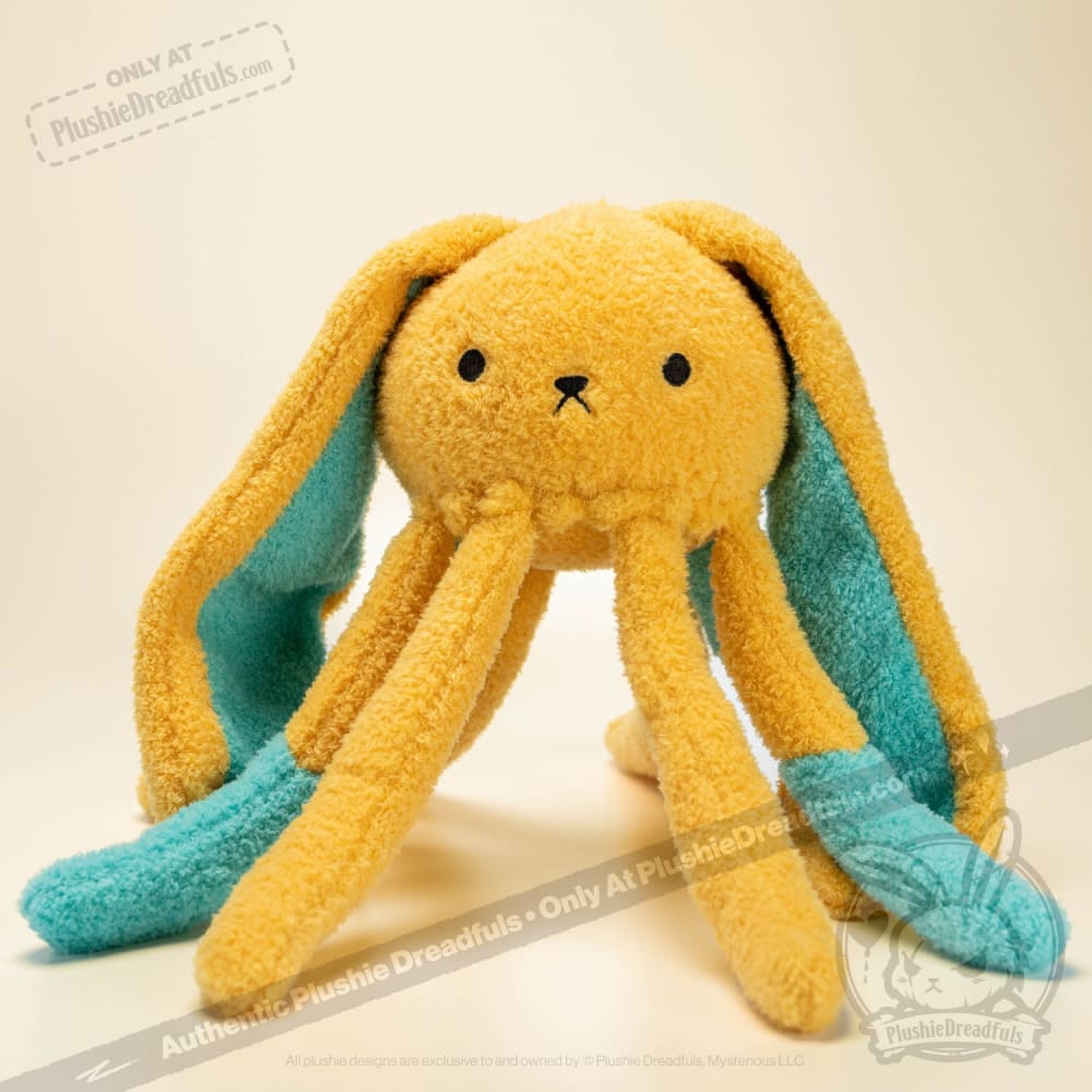 Plushie Dreadfuls Sensory Processing Disorder Jellyfish Rabbit Stuffed Animal - Soft Anxiety Relief Toy for Kids & Adults, Perfect for Therapy, Calming Sensory Needs and Emotional Support