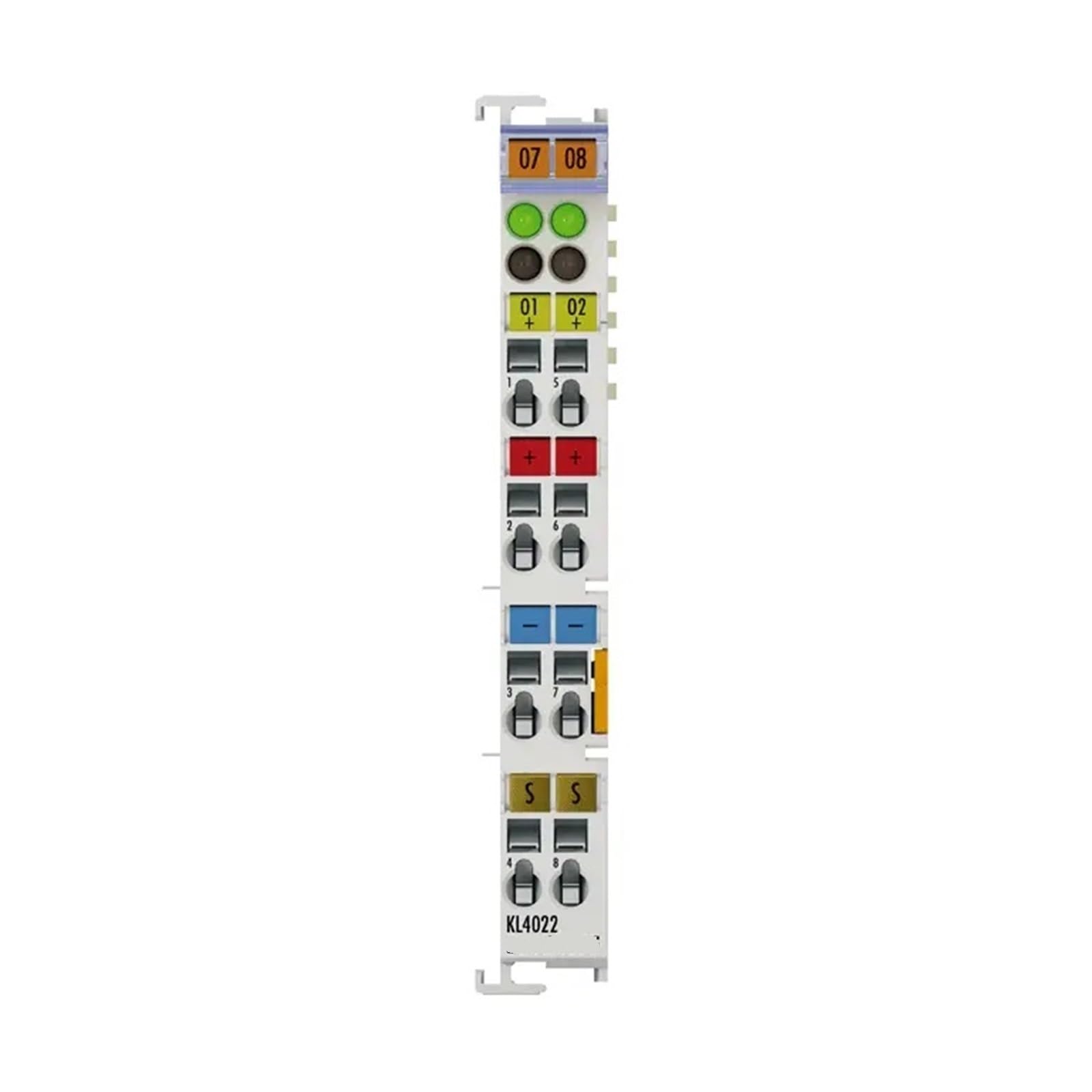 KL4022 Bus Terminal - 2-Channel Analog Output Module (4-20mA, 12-Bit, Single-Ended) for Industrial Automation & Process Control Systems