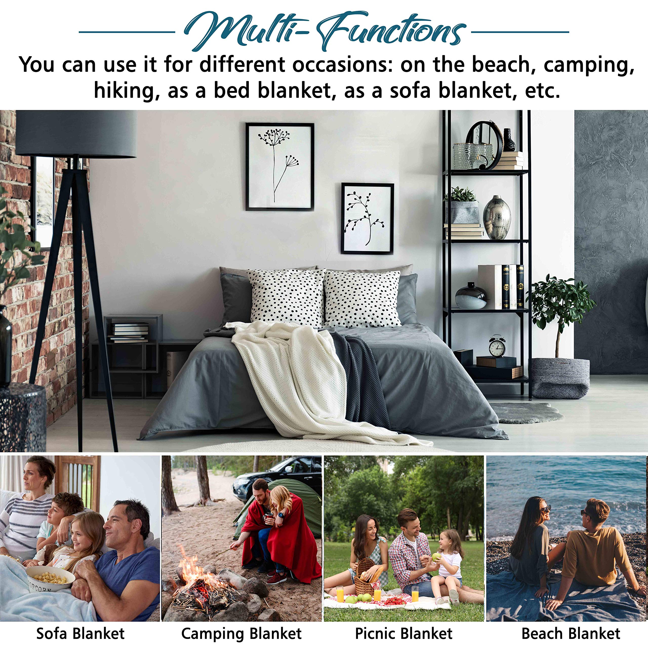 Personalized Photo Name Blanket for Best Friends - Custom Made Ultra-Soft Fleece Blanket Printed in USA - Perfect Gift for Birthdays, Anniversaries & Long-Distance Friendships