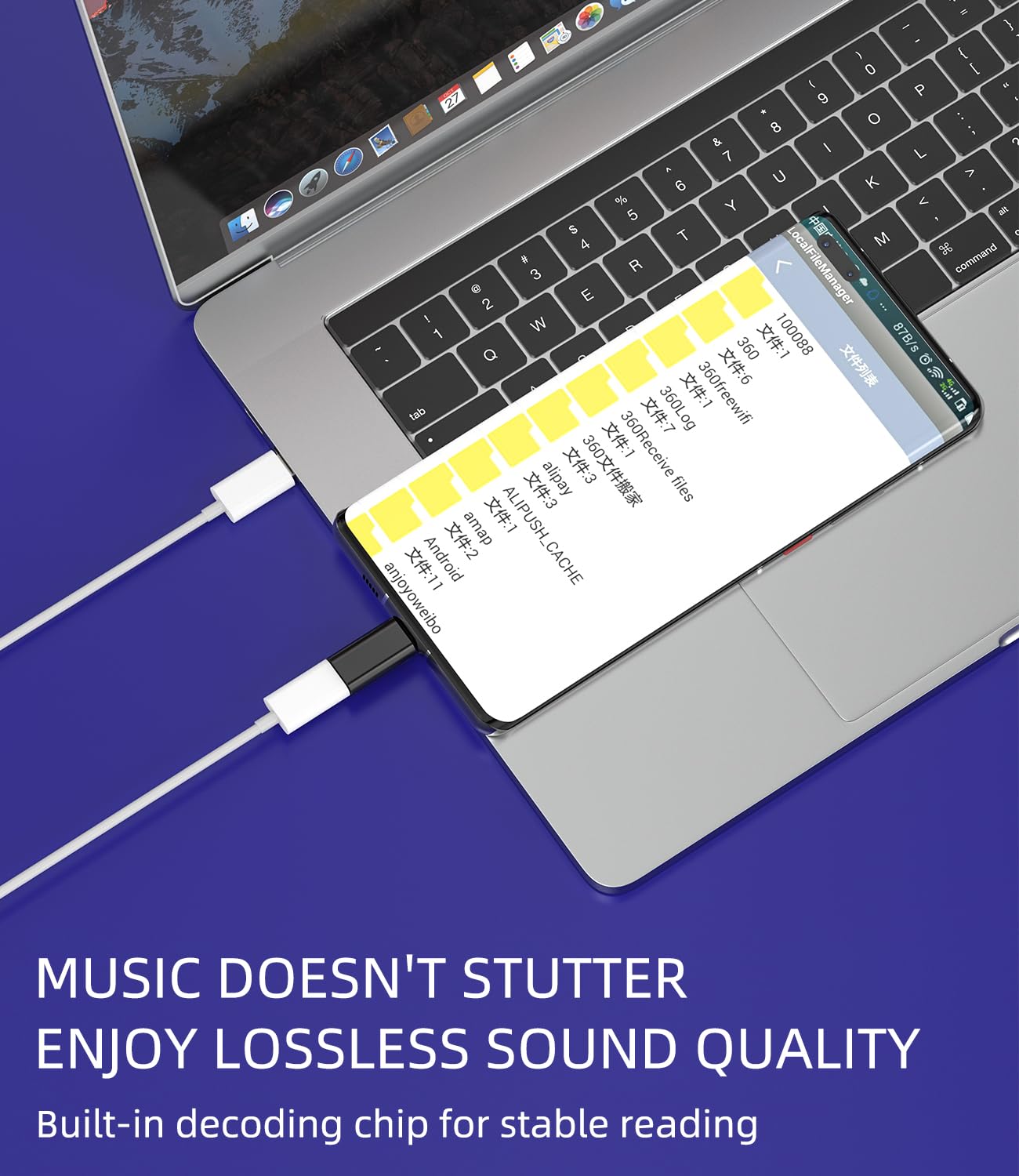 Zoyuzan 3-Pack USB C to Lightning Adapter - Fast Charging Cable for iPhone, iPad Pro/Air 4, Galaxy Note S10/S20/S21/S22/S23 Ultra, Z Flip, LG - Perfect for Home, Office & Travel Charging