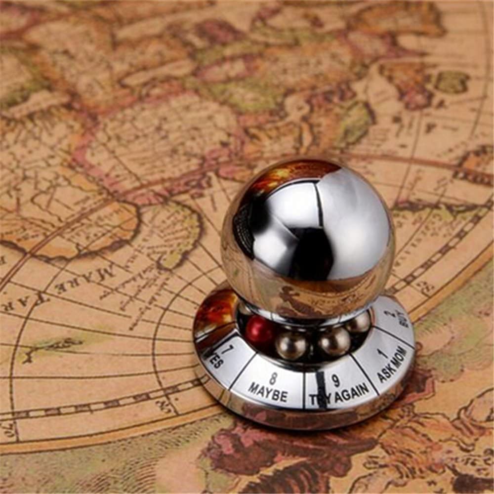 Premium Metal Stress Relief Ball - Anti-Anxiety Fidget Toy for Office & Home, Desk Decor Gift for Adults - Perfect for Focus, Relaxation & ADHD Relief