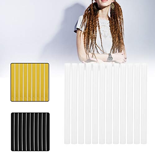 12 Pack Professional Keratin Hair Extension Glue Sticks for Wig & Hair Extensions - Hot Melt Adhesive for Secure Bonding, Styling Tool (Yellow) - Perfect for Salons, DIY Hair Extensions & Styling at Home