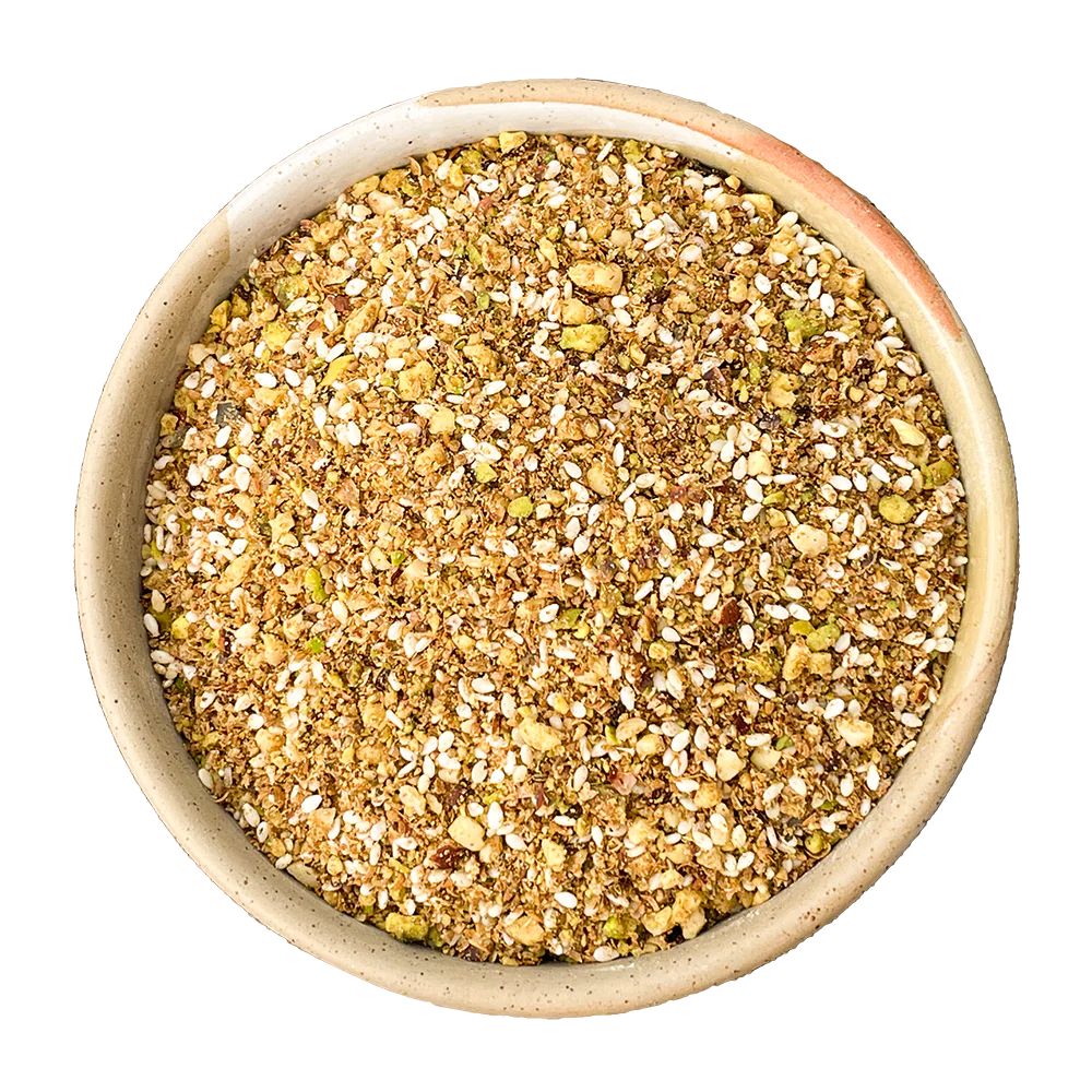 Mount Zero Olives Egyptian Dukkah 100g - Authentic Middle Eastern Spice Blend for Cooking, Baking & Snacking - Perfect for Salads, Dips, Bread & Meat Seasoning