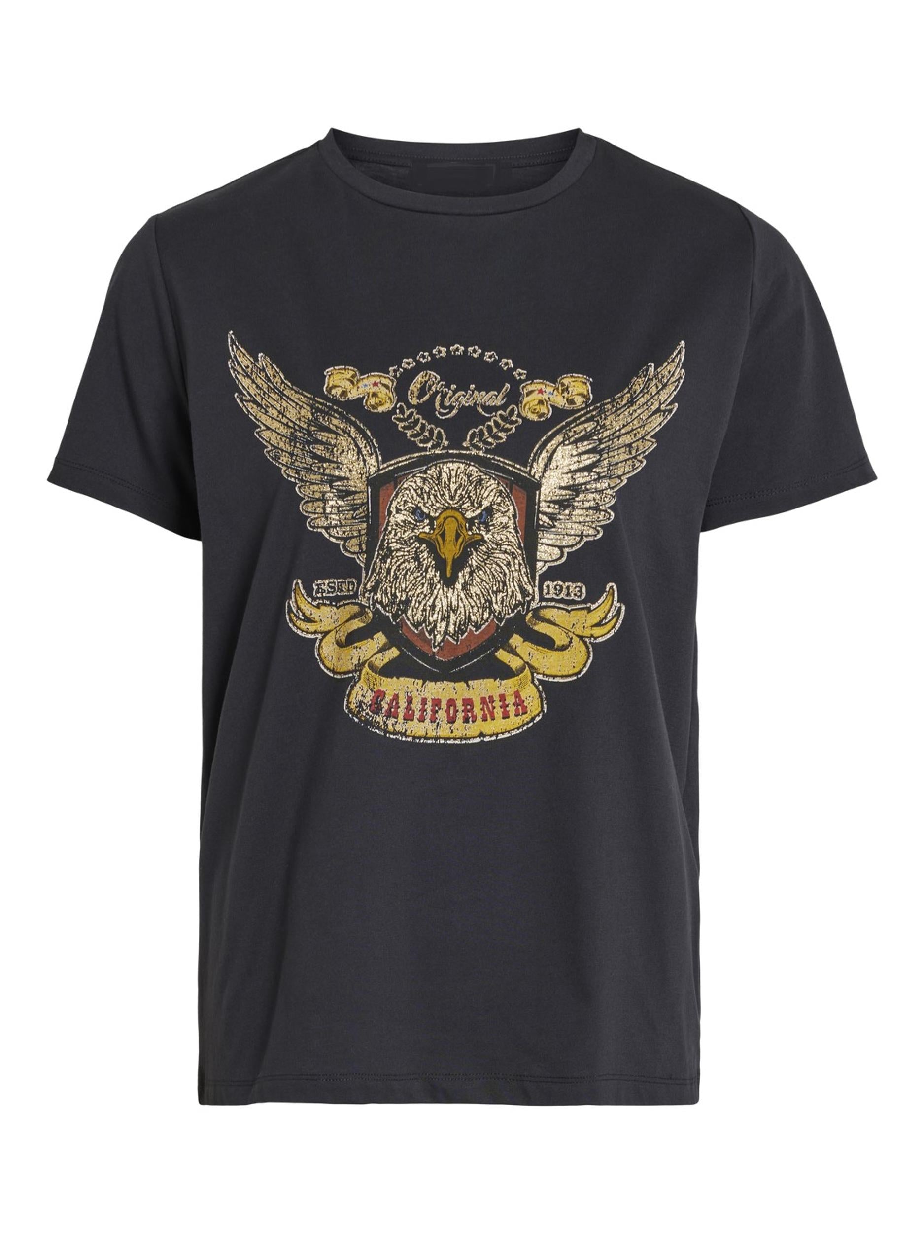 California T-Shirt for Men & Women - Black & Gold Graphic Tee - Casual Streetwear for Travel & Outdoors