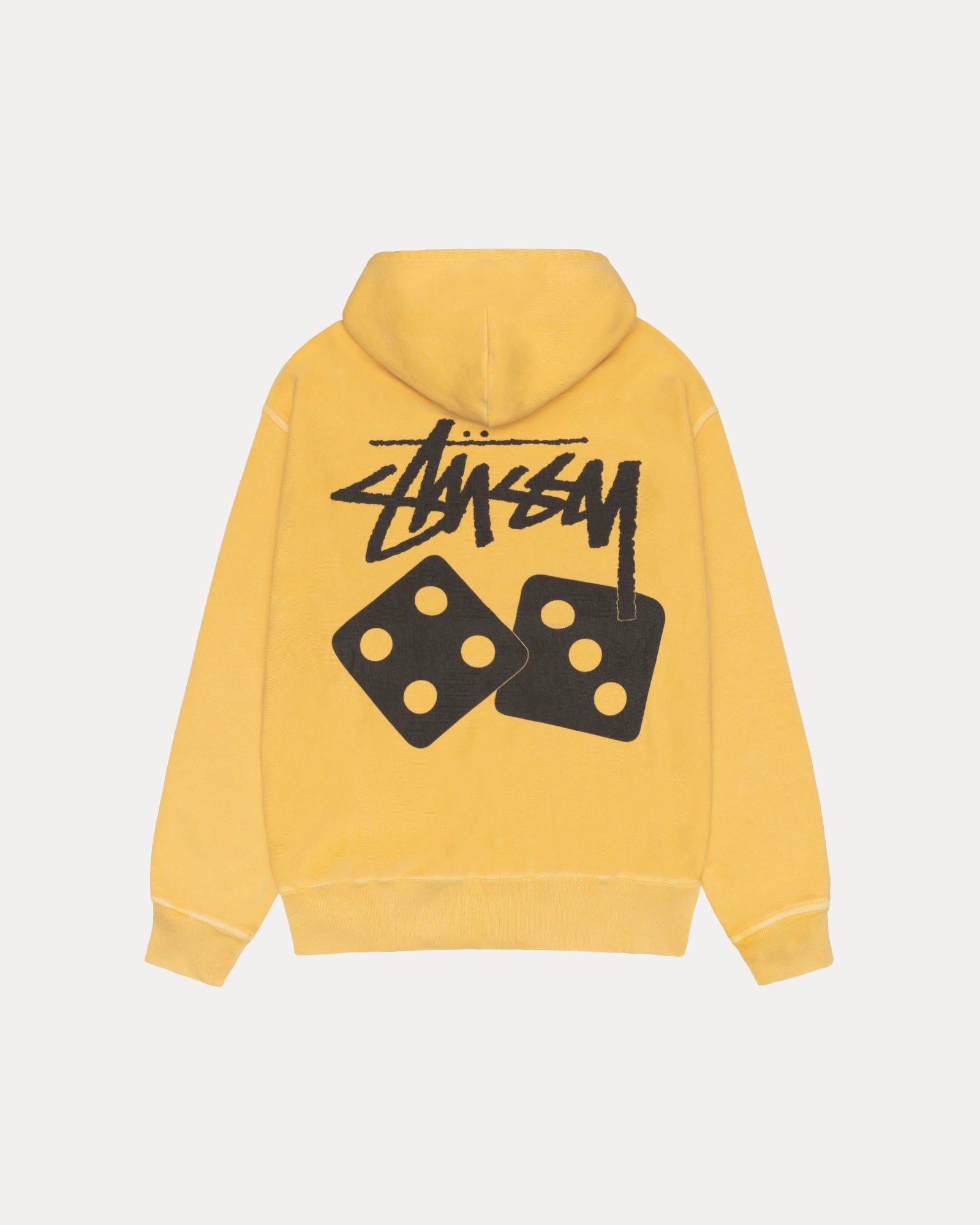 Pigment Dyed Dice Zip Hoodie for Men & Women - Stylish Streetwear for Casual Outfits & Outdoor Activities