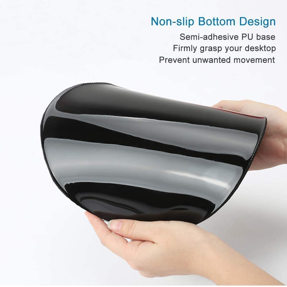 Ergonomic Mouse Pad with Wrist Support - Non-Slip Desk Mat for Office, Computer, Laptop & Mac - Durable Comfortable Lightweight Mousepad for Long Work Hours (Marble Design) - Perfect for Typing, Gaming & Home Office Use