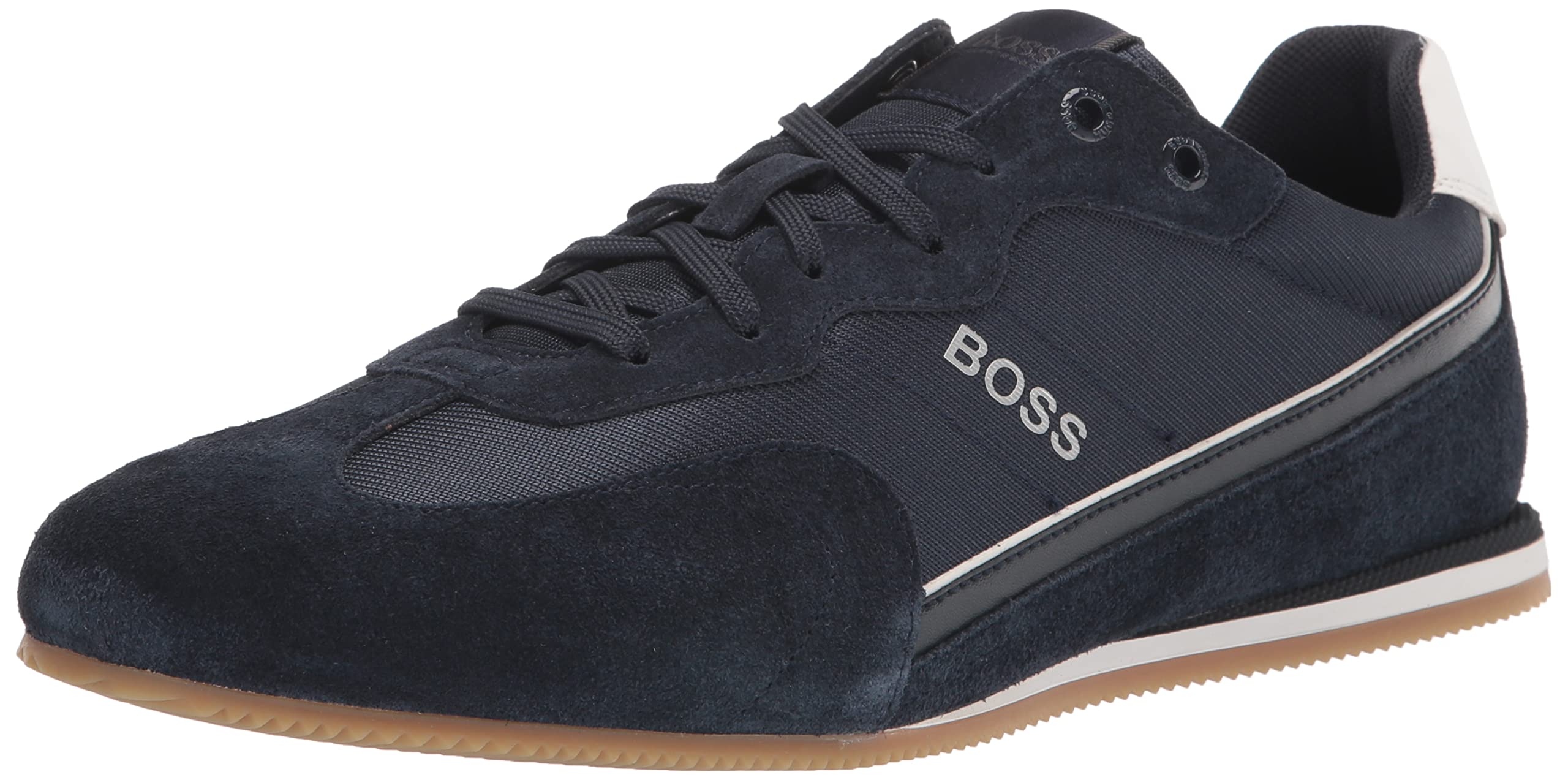 HUGO Men's Mix Media Low Profile Sneakers - Lightweight Casual Shoes for Walking, Running & Everyday Wear | Breathable Comfort Sneakers for Men