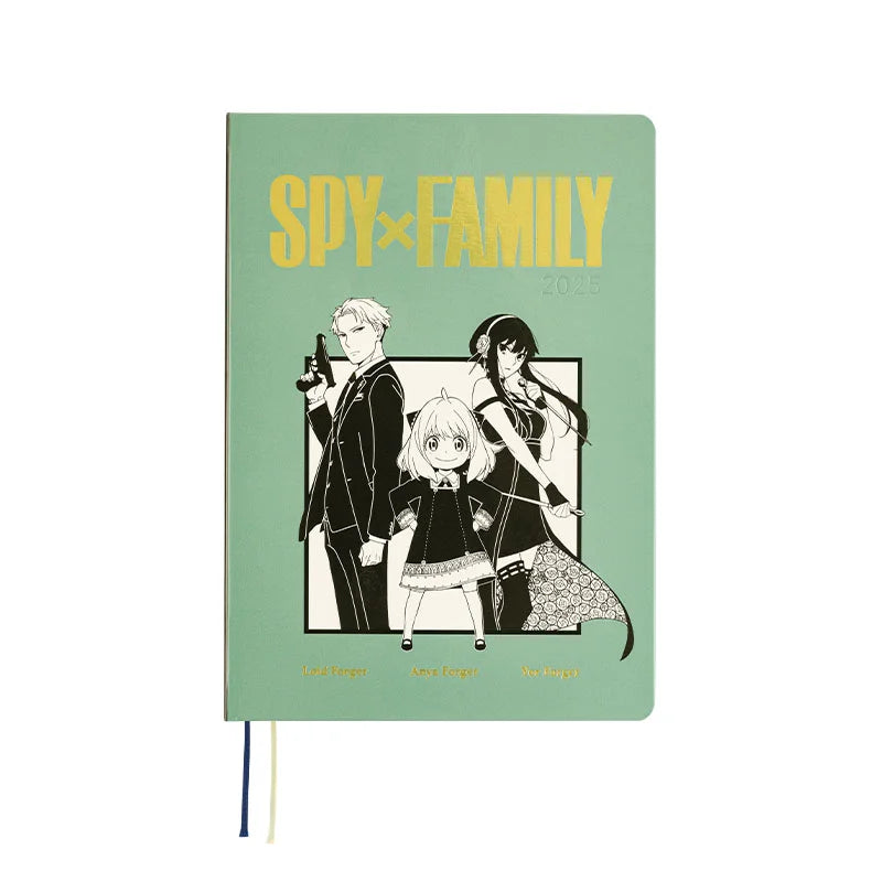 Hobonichi Techo 2025 Planner - SPY x FAMILY: Forger Family Edition - A5 Size Daily Journal (English Version) | January Start, Monday Start | Perfect for Anime Fans, Bullet Journaling & Daily Planning