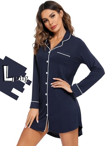 Long Sleeve-navy Blue