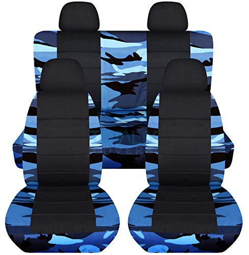 Blue and Black