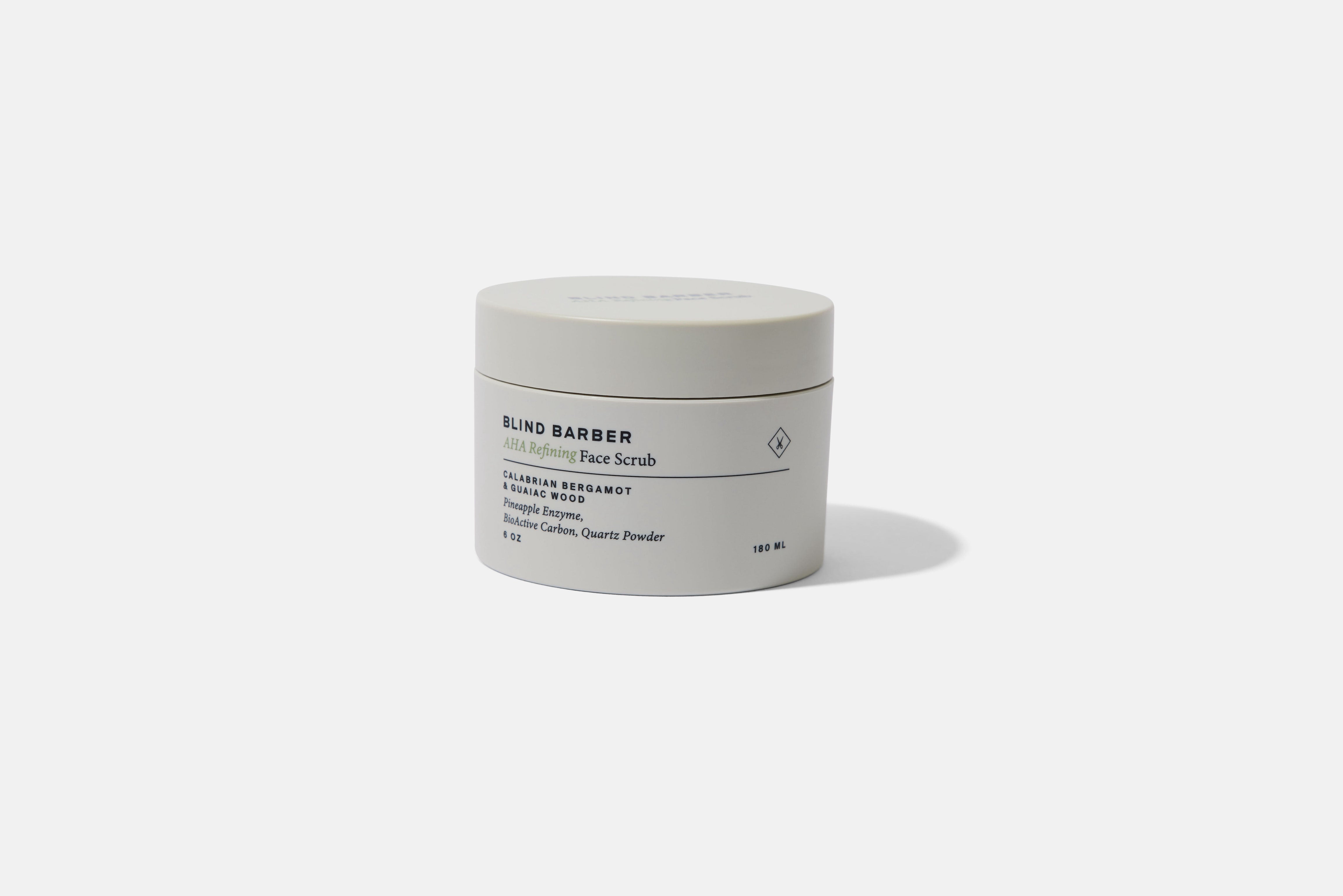 AHA Refining Face Scrub - Exfoliating Facial Cleanser for Glowing Skin | Perfect for Daily Skincare Routine & Acne Treatment