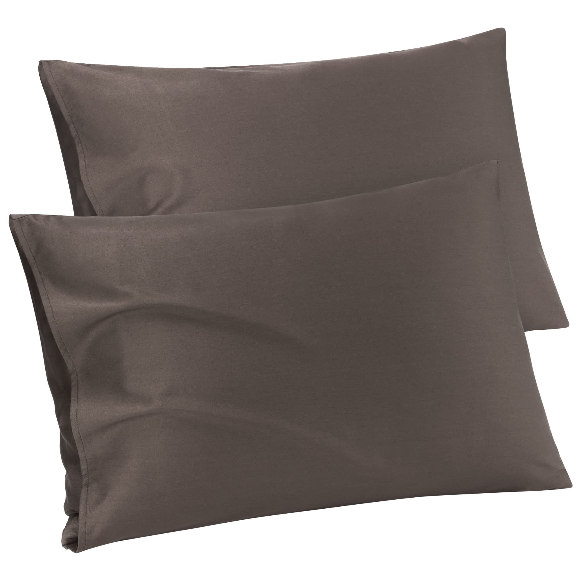 Soft Cotton Beaver Pillowcases Queen Size Set of 2 - for Bedroom & Home Decor