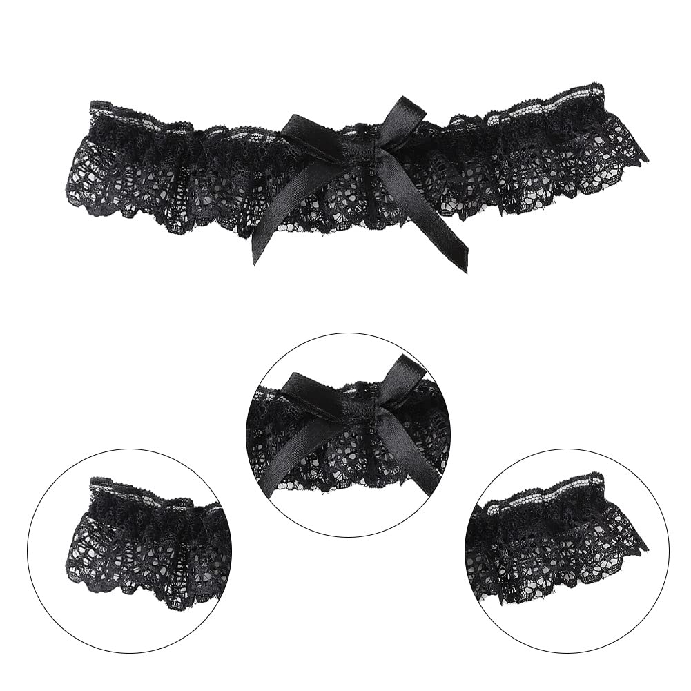 Elastic Wedding Garter - Adjustable Bridal Accessory for Wedding Dress - Perfect Gift for Bride & Wedding Party (One Size Fits All) - Ideal for Bouquet Toss, Something Blue Tradition & Bridal Shower Gifts