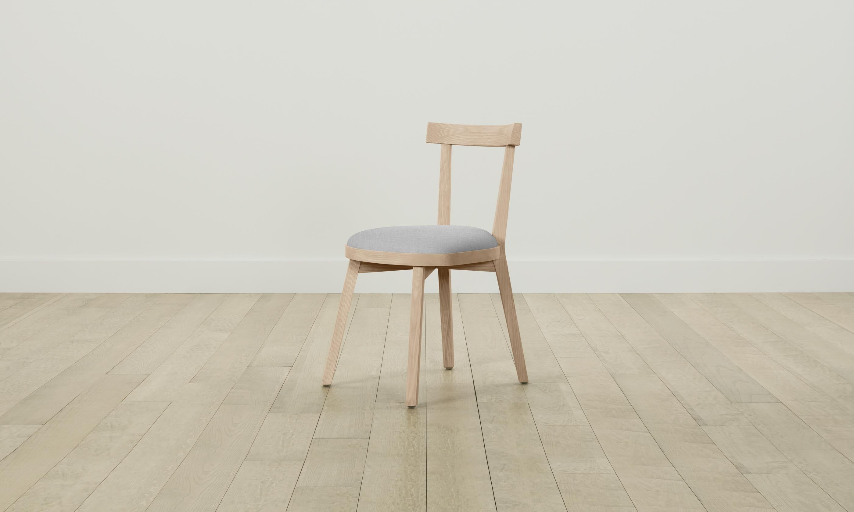 Allen Dining Chair - Performance Linen Weave Cloud Fabric Upholstered Seat - Modern Comfortable Kitchen & Dining Room Furniture for Home Decor