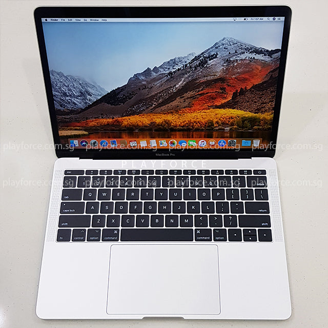 Upgraded Apple MacBook Pro 13-inch 2017 Model - 16GB RAM, 256GB SSD, Silver - Perfect for Students, Professionals & Creative Work