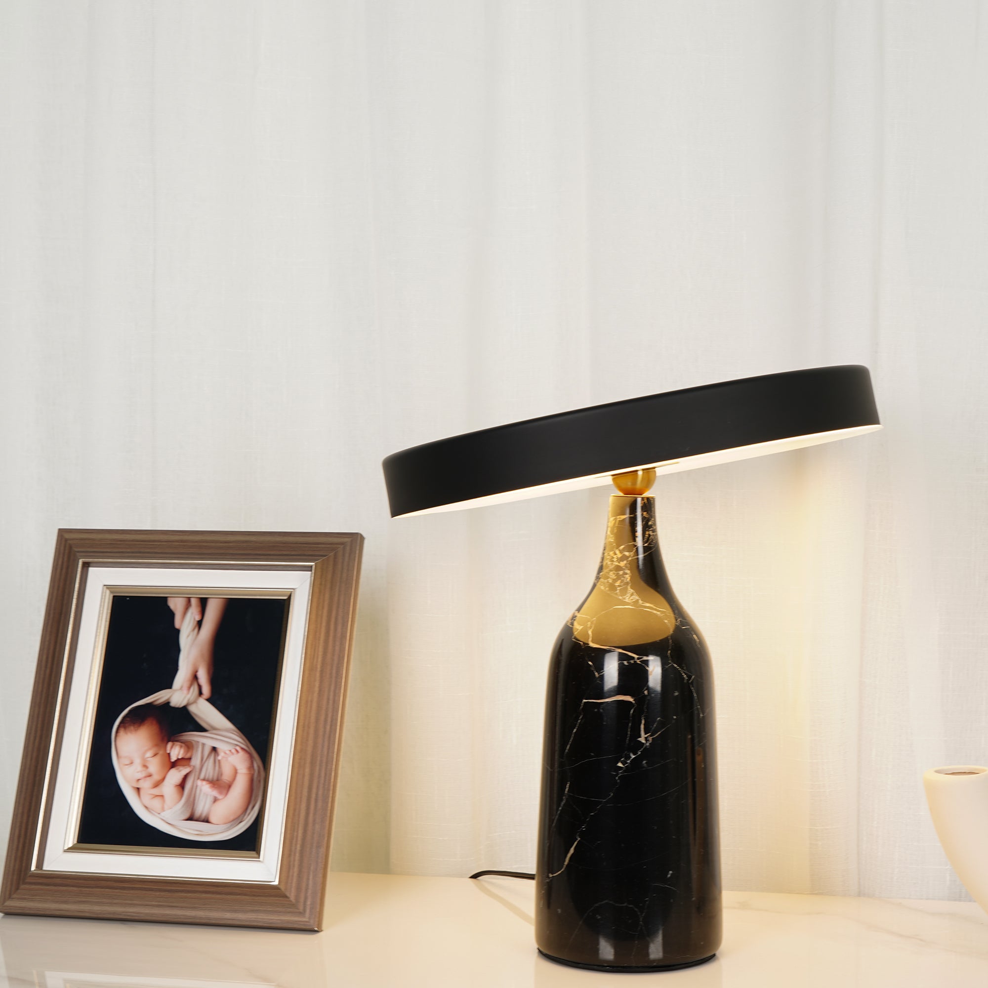 Eddy Table Lamp - Modern LED Desk Lamp with Adjustable Brightness & Color Temperature for Home, Office, and Study Room | Perfect for Reading, Working, and Nightstand Lighting