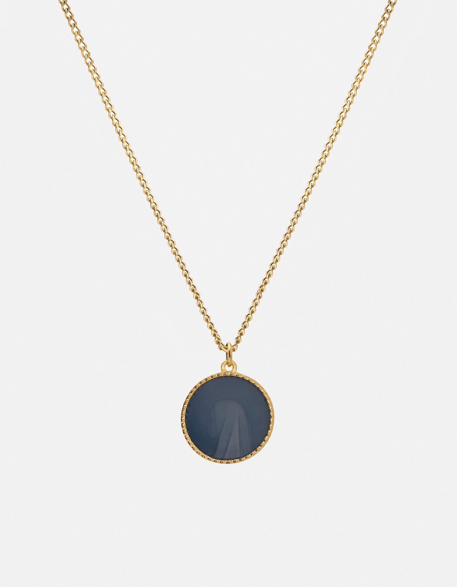 Patron Necklace - 18K Gold Vermeil with Blue Gemstone Pendant | Elegant Jewelry Gift for Women | Perfect for Parties, Weddings & Special Occasions