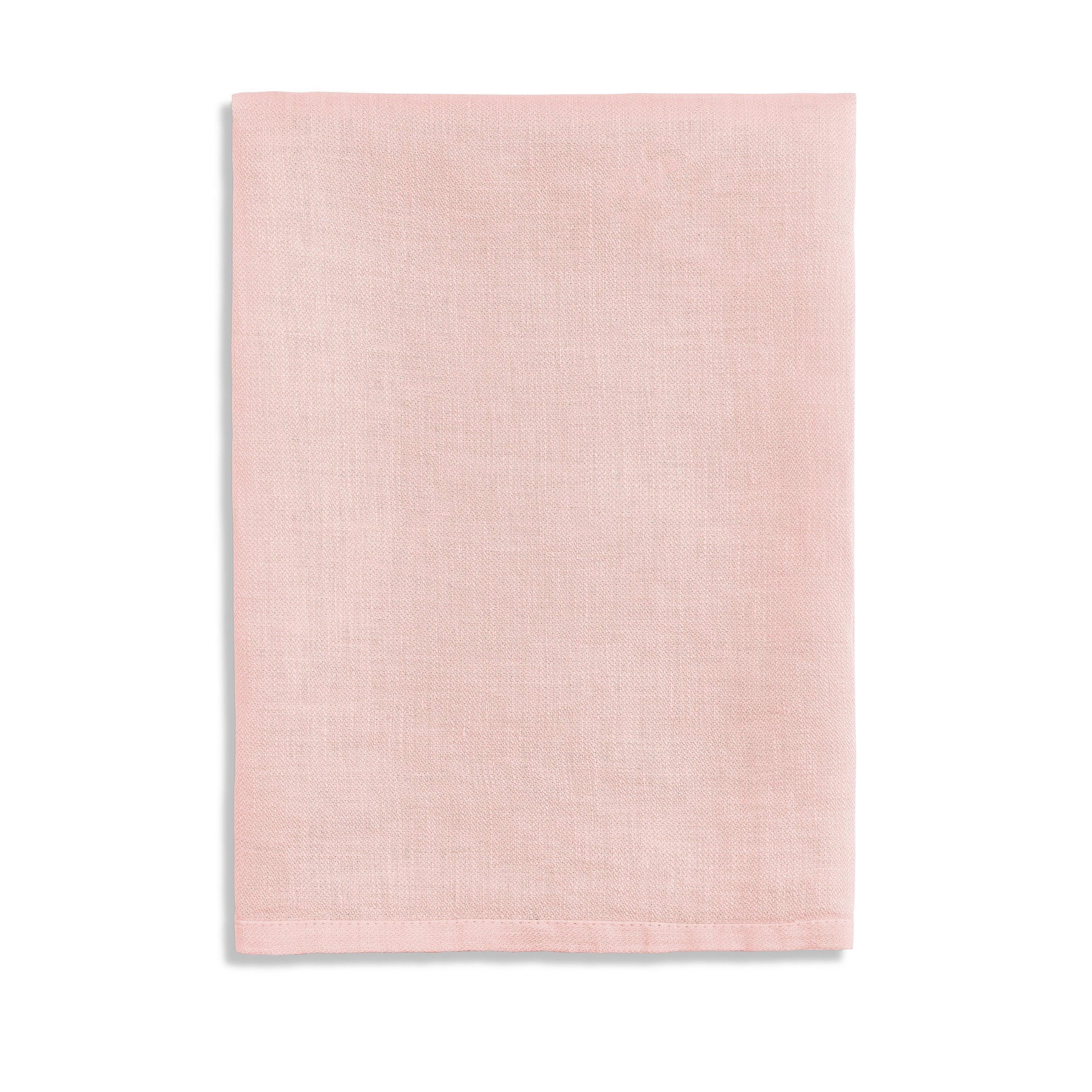 Premium Linen Sateen Napkins Set of 4 - Soft Pink Dinner Napkins for Formal Dining, Wedding Reception & Elegant Table Setting