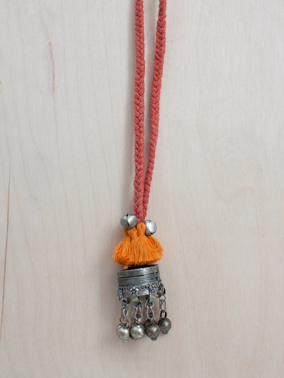 Handmade Temple Bells Pendant Necklace - Spiritual Jewelry for Meditation & Yoga - Perfect for Mindful Gifts & Boho Fashion