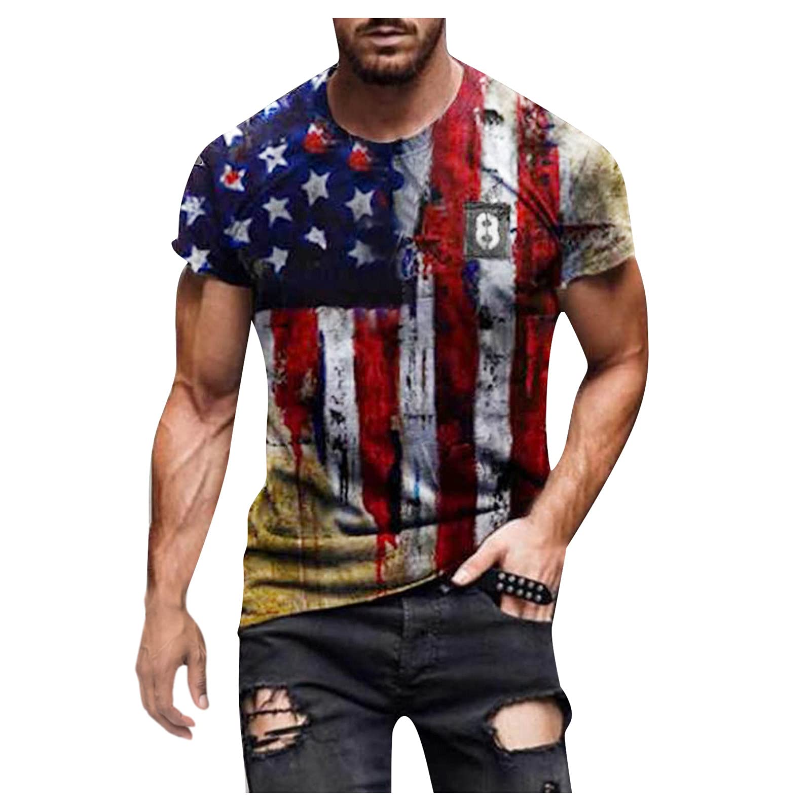 XXBR Men's Long Sleeve T-Shirt with 3D Jesus Cross Print - Faith Inspired Streetwear & Workout Athletic Top for Fall | Church, Gym, Casual Wear