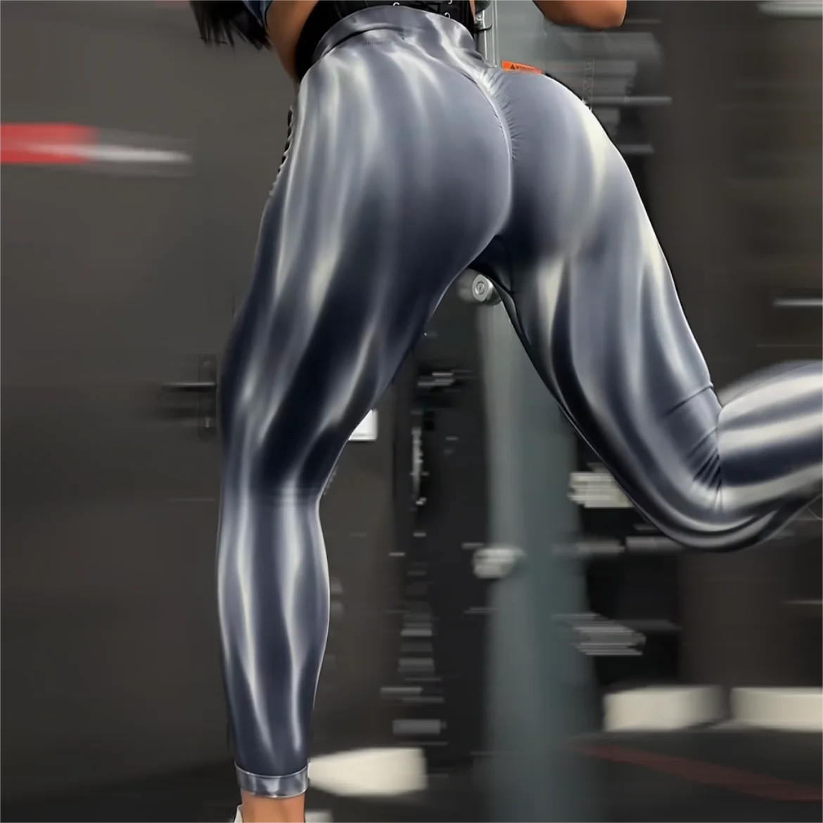 Tie Dye Seamless High Waist Yoga Leggings for Women - Booty Lifting Workout Pants with Scrunch Butt Design - Stretchy Gym Tights for Running, Fitness & Lounge Wear