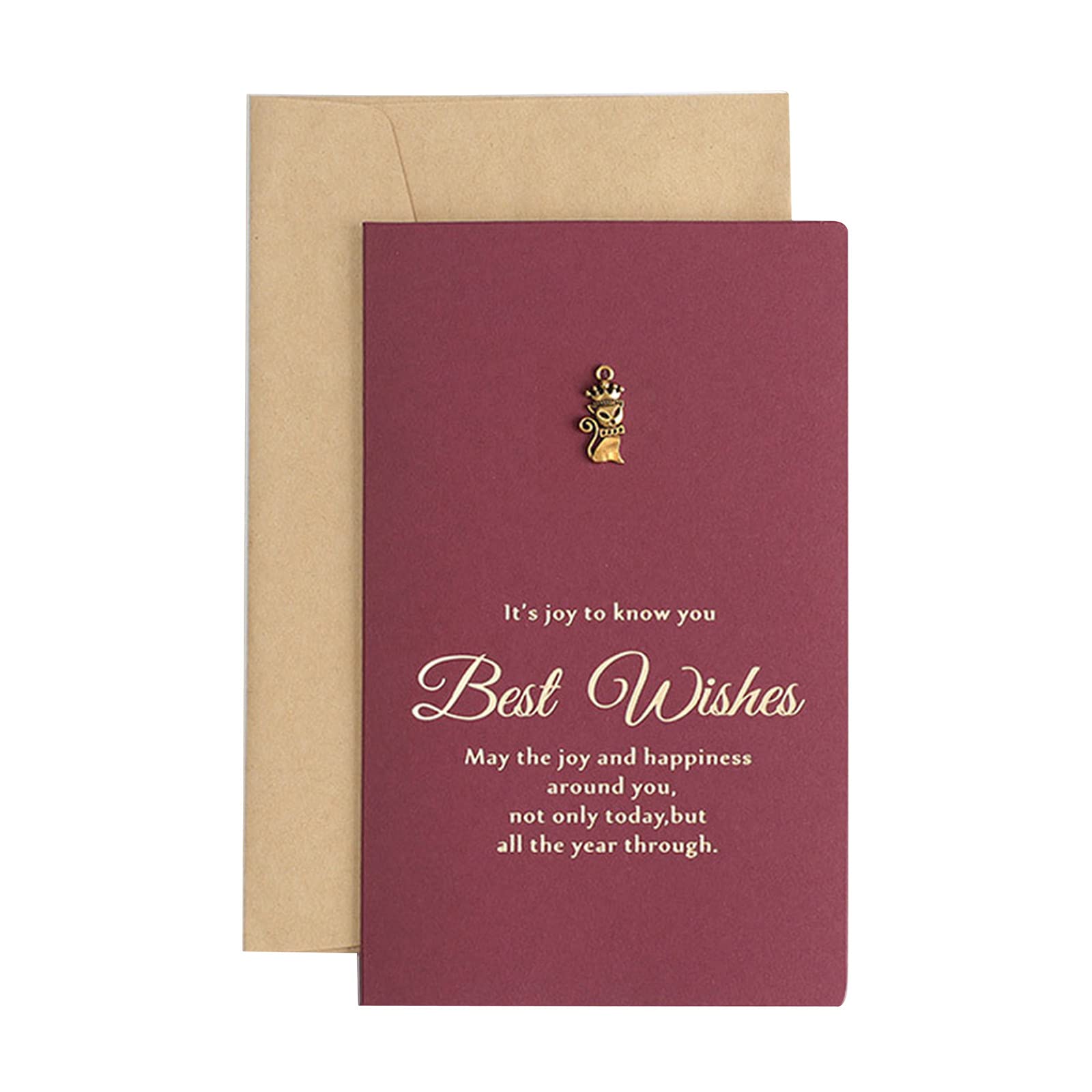 iHTHA Greeting Cards Set - 50-Page DIY Christmas Holiday Cards with Envelopes for Home Crafting | Perfect for Holiday Gifts, Party Invitations & Family Greetings (Style A, One Size)