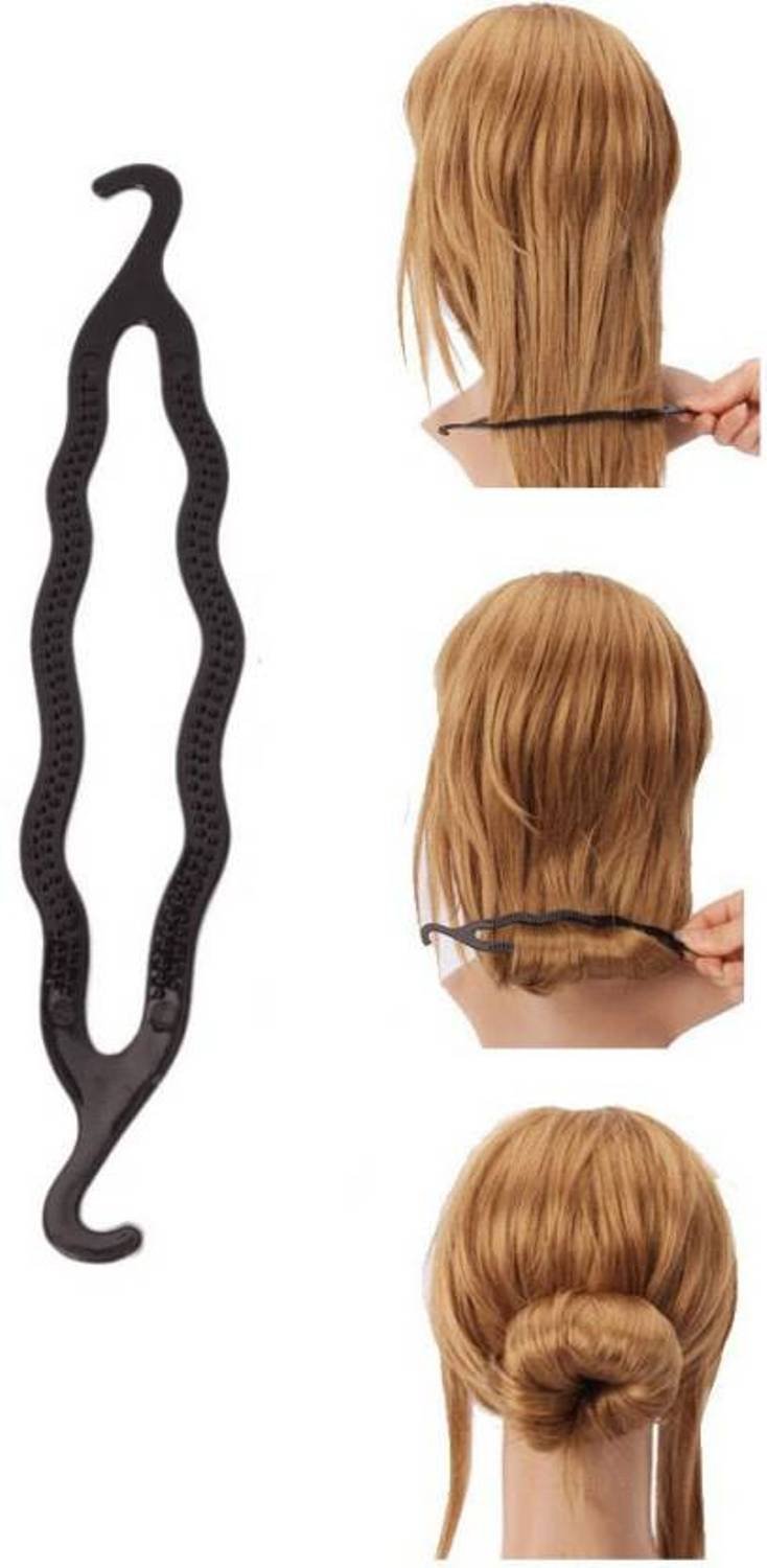 Chanderkash Hair Twist Styling Braid Tool Set - 3-Piece Hair Accessories for Women (Black) | Perfect for Updos, Ponytails & Braided Hairstyles