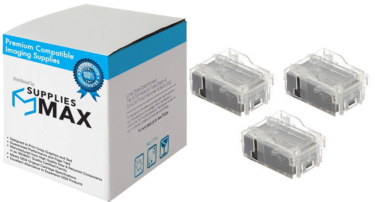 Kyocera Mita SH-12 / Type V Copier Printer Staples Cartridge Replacement (3-Pack, 5000 Staples) - Compatible with 1903NB0UN0 - Ideal for Office Printing & Document Binding
