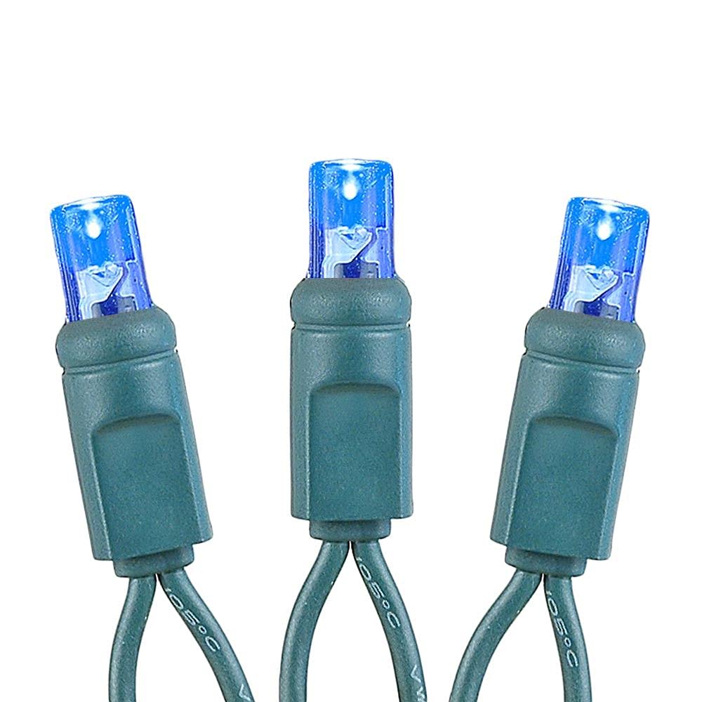 50 LED Battery Operated Christmas Mini Lights - Green Wire Fairy String Lights (17ft) for Holiday Decor, Parties, Weddings & Indoor/Outdoor Use