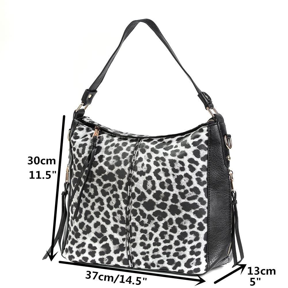 Leopard Print Crossbody Purse for Women - Stylish Animal Print Handbag for Everyday Use, Parties & Travel