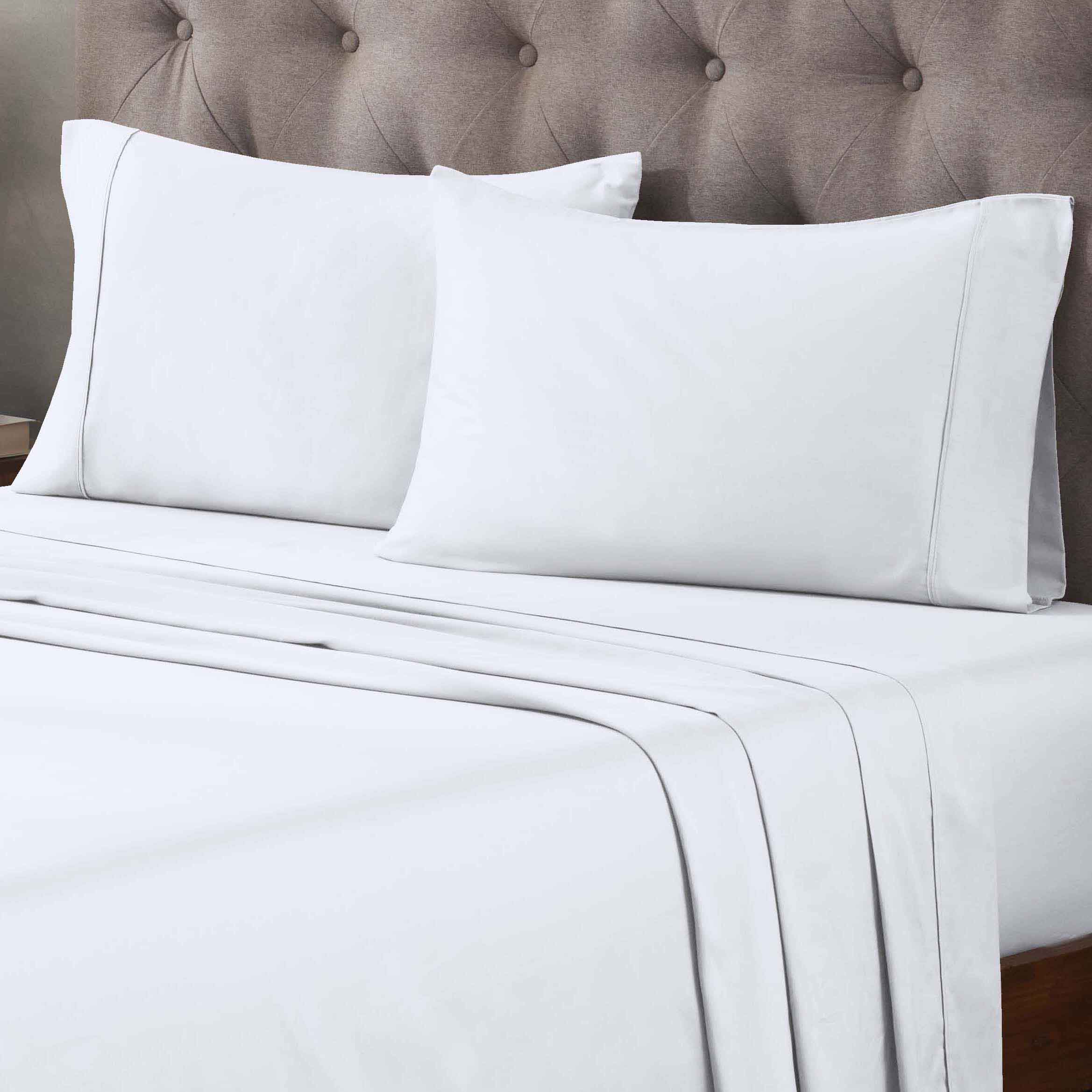 Premium 400 Thread Count Egyptian Cotton Bed Sheet Set - Soft, Breathable & Durable for Ultimate Comfort - Perfect for Luxury Bedrooms & Hotels