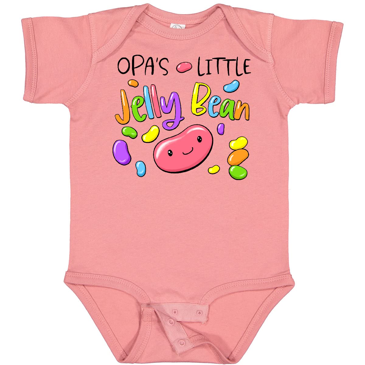 Inktastic Opa's Little Jellybean Cute Easter Candy Baby Bodysuit - Adorable Easter Outfit for Infants & Toddlers - Perfect for Easter Photos, Family Gatherings & Holiday Celebrations