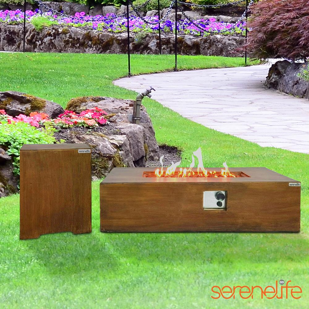 Outdoor Propane Gas Fire Pit for Patio, Backyard, and Camping - Portable & Durable Steel Fire Pit with Adjustable Flame - Perfect for Gatherings, Relaxation, and Warmth