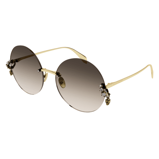 Alexander McQueen AM0418S 002 Sunglasses - Luxury Designer Shades for Men & Women | Perfect for Outdoor Activities, Travel & Fashion Statements