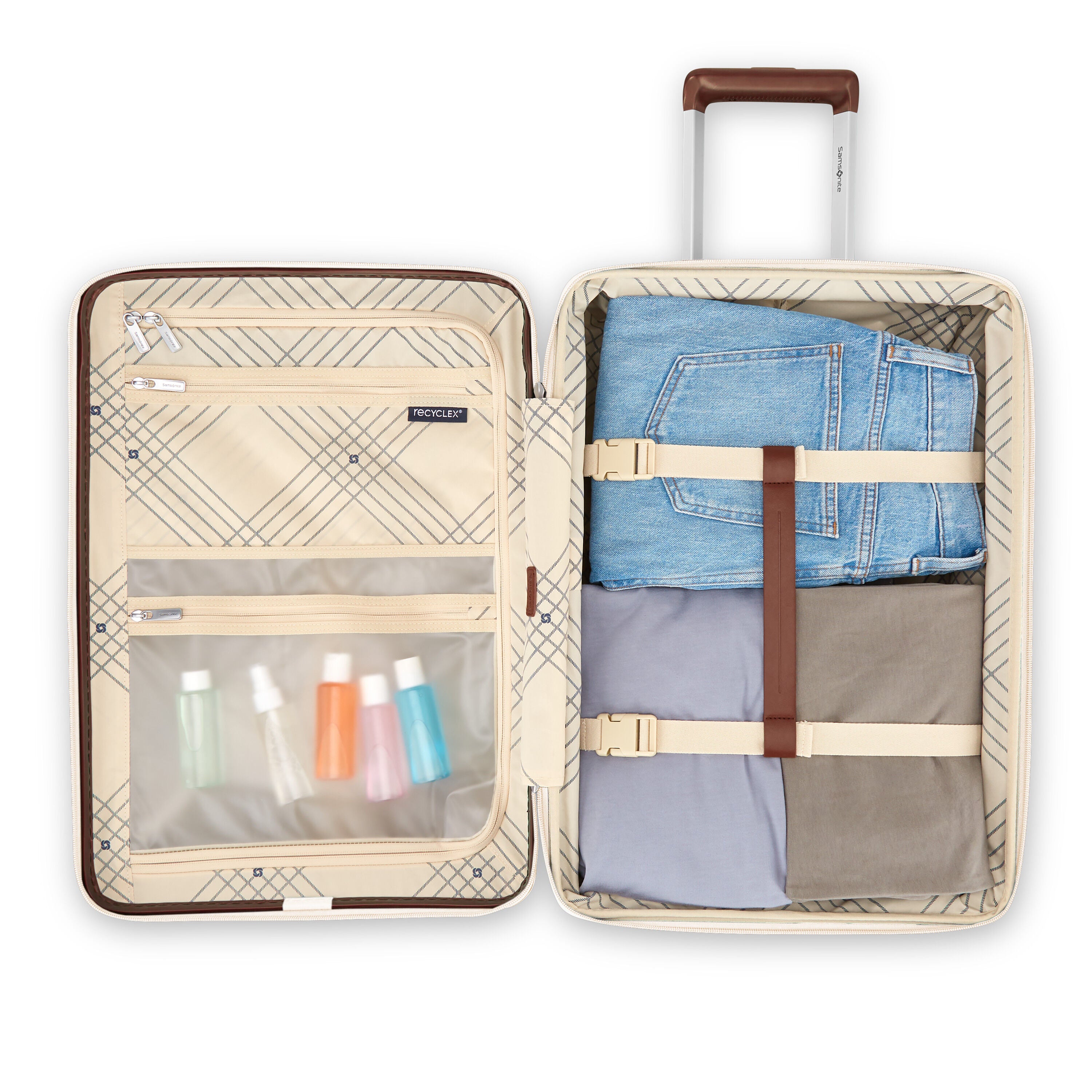 Samsonite Virtuosa Spinner Small Expandable Carry On Luggage - Lightweight Hardshell Suitcase for Air Travel, Business Trips & Weekend Getaways