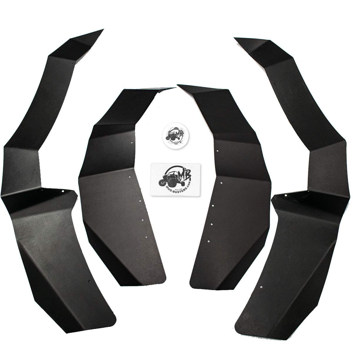 Ultra Max Coverage Front & Rear Fender Flares for Kawasaki KRX 1000 - Heavy Duty UTV Protection for Off-Road, Mud & Trail Riding